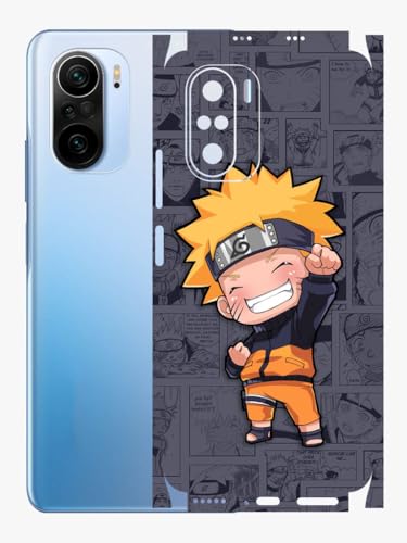 Image of AtOdds - Compatible for Mi 11X Mobile Back Skin Rear Screen Guard Protector Film Wrap (Coverage - Back+Camera+Sides) (Anime-1)