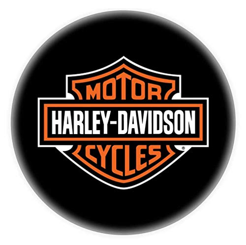 Butacos Harley-Davidson Bar & Shield con respaldo, modelo HDL-12204, juego de 2 unidades miniatura 2