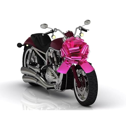 Image of 1Pcs 14 Inch Giant Large Pull Bow Big Bow,Great Gift Bows for appliances,Bikes,Table Decorations and Party Events (Rose Red)