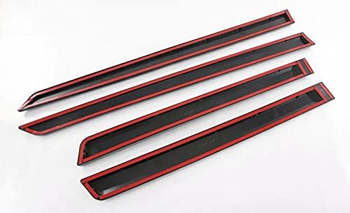 Carbon Fiber Style Car Body Door Side Molding Trim sill Cover Guard Compatible for Toyota Highlander 2020-2023