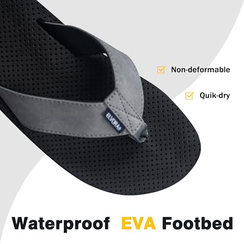 Flip Flops for Men with Arch Support - Non-Slip Orthopedic Sandals,Durable Comfort Thongs Sandals for Beach4