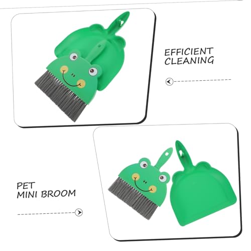 SOIMISS 1 Satz Tischbesen Schreibtisch Drinnen Sauber Schalter Reiniger Fegen Klein Innenbesen Und Für Mini-kehrschaufel Winzig Krume Innere Rosa Mit Zweck Staubwanne Desktop Bausätze Pp – Bild 8