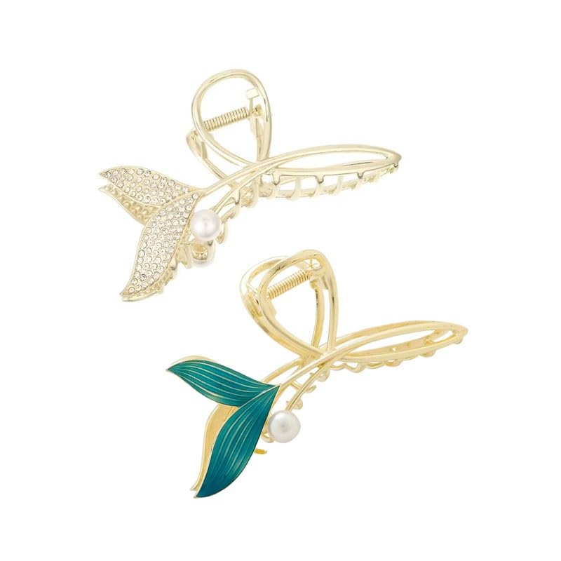Fermaglio for capelli con perla a coda di pesce - Elegante accessorio for for donne e ragazze(20pcs)