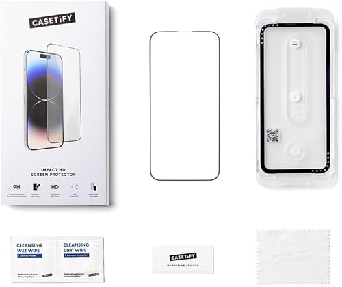 Miniatura 5 de CASETiFY Protector de pantalla para iPhone 14 Pro de vidrio templado de privacidad