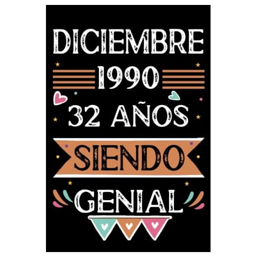CUADERNO, Diciembre 1990, 32 Años Siendo Genial: Libro de visitas, cuaderno, 110 páginas de felicitaciones, idea de regalo, regalo Para la esposa, novia, mujer, La madre
