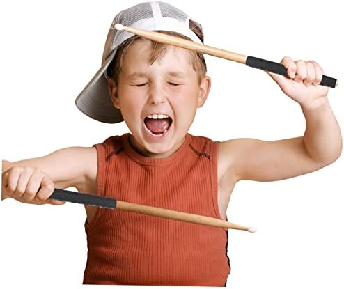 GAXIRE 2 Pairs Drum Stick Non-slip Sleeve Drum Stick Protectors Drum Mallet Wrap Cover Drumsticks for Kids Drumsticks for Adults Comfortable Irradiation Cross-linked Polyethylene Drum Kit