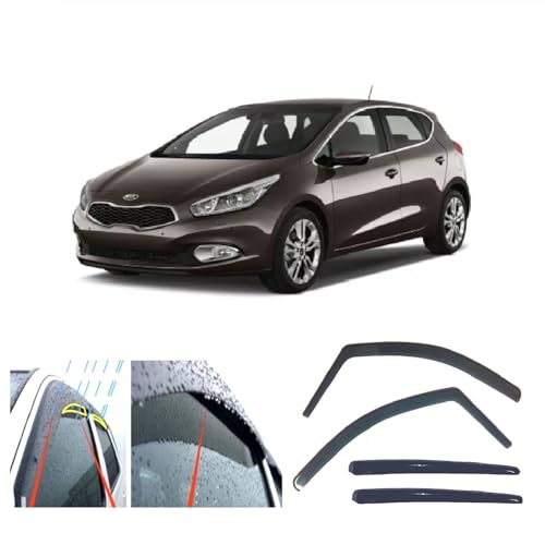 Déflecteurs d'air Kia Ceed anti-buée et réduction du bruit