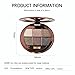 Shimmer Glitter Metallic Mini Eyeshadow Palette – 6-Color Neutral Cool-Tone Eye Shadow Kit, High Pigment Nude Smokey Eyeshadow, Long-Lasting Blendable Sparkle Eye Makeup Palette for Daily & Glam Looks