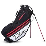 Titleist Hybrid Bolsa de Palos.Hybrid 14. Color Negro/Blanco/Rojo, Hombres, Talla Única