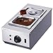 hzexun Máquina De Templado De Chocolate Calentador De Chocolate Automático Eléctrico Calentador De Líquidos Acero Inoxidable Capacidad 6L 2 Tanques Casa Comercial 220V 600W
