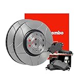 INHALT: 1x BREMBO Bremsbelagsatz, Scheibenbremse, 2x BREMBO Bremsscheibe