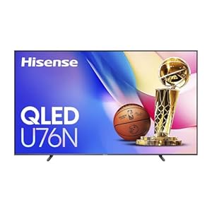 Hisense 100-Inch Class U7 Series ULED 4K UHD Google Smart TV (100U76N, 2024 Model) – QLED, Native 144Hz, Dolby Vision, Full Array Local Dimming, Game Mode Pro, Alexa Compatibility