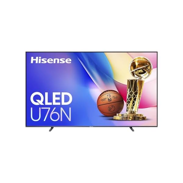 Hisense 100-Inch Class U7 Series ULED 4K UHD Google Smart TV (100U76N, 2024 Model) – QLED, Native 144Hz, Dolby Vision, Full Array Local Dimming, Game Mode Pro, Alexa Compatibility
