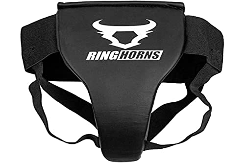 Ringhorns, Charger Groin Guard & Support, Women's, L, Black