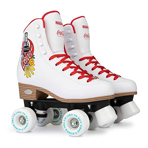 Rookie Rollerskates Rollschuhe, Unisex, Erwachsene, Weiß, 40,5