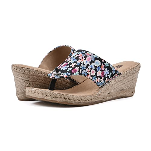Image of WHITE MOUNTAIN Women's Beachball Espadrille Wedge Sandal
