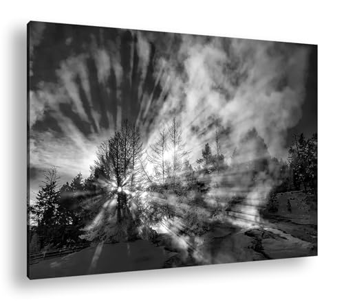 Toile coucher de soleil 90 x 60 cm pour sublimer votre décoration de salon