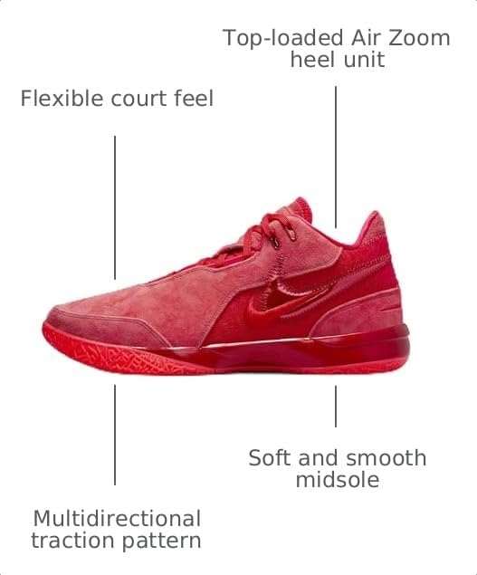 Image of Nike Men's Lebron NXXT Gen AMPD Basketball Shoes
