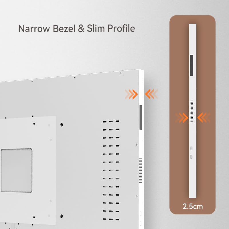 21.5'' Digital Signage for Healthcare High Brightness Medical Digital Signage Display, Ultra-Slim Screen for Hospitals & Clinics, Wall-Mounted, 24/7 Operation – Patient Queue Management, Doctor Schedules, Health Education