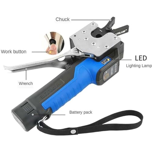 Outil d'évasement électrique 2 en 1, tube excentrique à 45° avec LED, mandrin de serrage pour tuyaux en cuivre souple/aluminium/laiton, sac de transport, métrique et pouces, 5 Chucks
