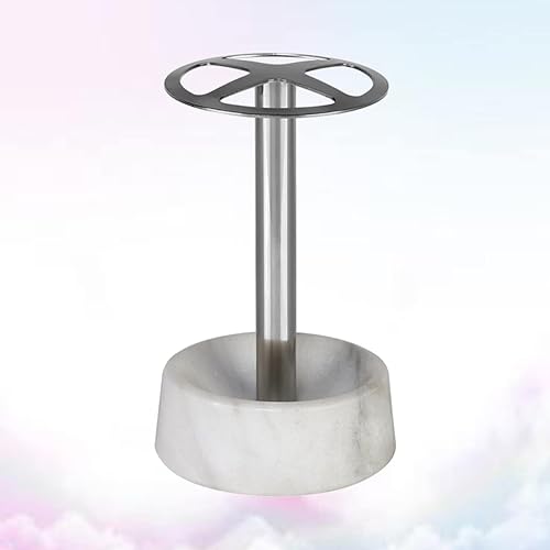 Miniatura 8 de Cabilock Soporte blanco para cepillos de dientes Soporte de pared Rack de almacenamiento Base de mármol Rack para cepillos de dientes