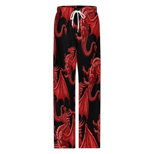 Welsh Dragon Mens Pajama Pants Print Lounge Pant PJ Bottoms Sleepwear Loungewear4