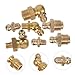 ABOOFAN 1set Mechanical Grease Fittings Assortment Kit for Automotive and Industrial Use Includes Straight and Nozzles Construction for Durability