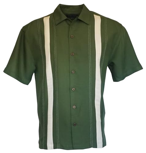 Foxfire Indygo Smith Poly/Rayon Men's Panel Shirt ()