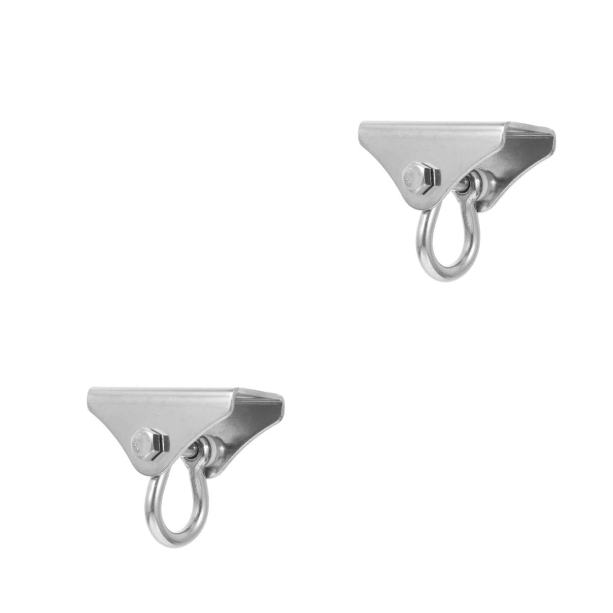 Toyvian 2 Juegos Gancho de Carga Accesorio de Columpio Ganchos de Techo de Servicio Pesado Balancearse cojinete Colgador de Techo para el hogar Colgador de hamacas Profesional Metal Plata