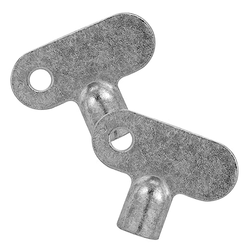 EXCEART 2 piezas Llaves para Válvulas de Radiador Llave de Purga de Aire Resistente Herramienta Manual para de Calefacción