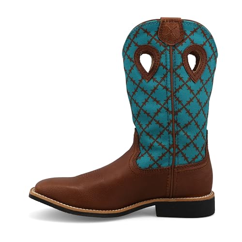 Image of Twisted X Kid's 9 inch Top Hand Square Toe Cowboy Boots