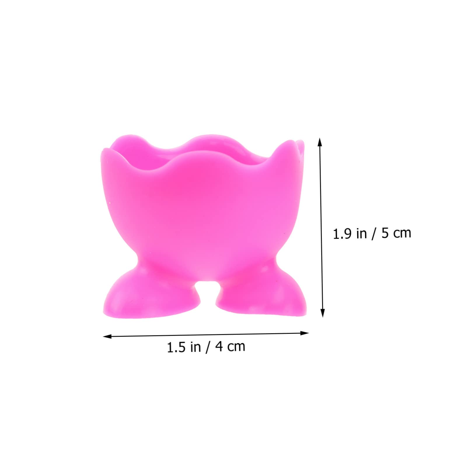 IMIKEYA 3 Pièces Tasses pour Œufs Durs Coquetiers en Silicone Tasses à Œufs Réutilisables Antiadhésives pour Cuisson Vapeur et Repas en Famille