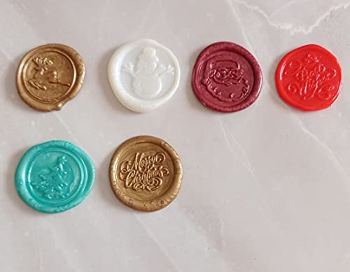 sigilli in ceralacca Natalizi autoadesivi