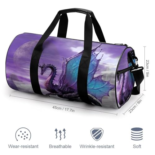 Sac week-end dragon violet pour optimiser vos voyages de gym