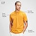 GAP Mens Stretch Pique Polo Shirt, True Black V2, Medium US
