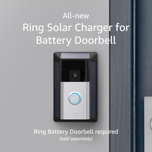 All-new Ring Solar Charger for Battery Doorbell - Detailed View