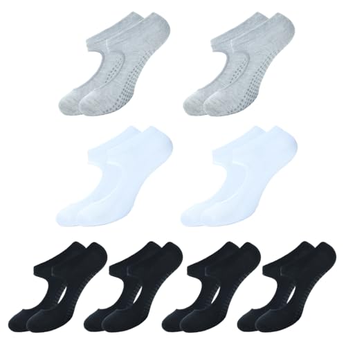 BALENZIA Pilates Grip Socks Women |Pack of 8| Yoga Accesorries Grip Hospital Walk|Ballet Dance Anti Slip Non Skid Sock