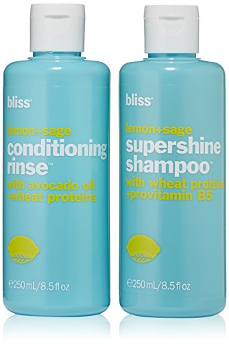 bliss Supershine Shampoo plus Conditioning Rinse Set, 8.5 fl oz
