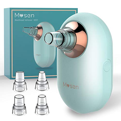 Mosen Aspirateur Point Noir Vacuum Extracteur de Comédons Nettoyant de Pores Professionnel Rechargeable USB Avec écran LED Appareil Peau Soin par élimination des Blackheads, Boutons,Graisse Exfolient