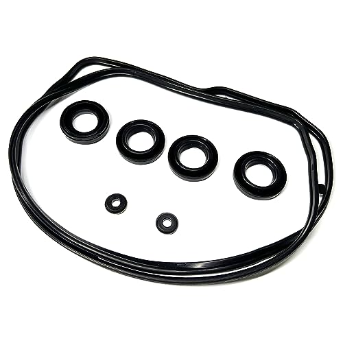 Image of Valve Cover Gasket Set VS50776R Replacement for Toyota Corolla Matrix Vibe Fits for Scion IM XD 1.8L L4 Gas DOHC N /A 2ZR-FE 2ZR-FAE 2008 2009 2010 2011 2012 2013 2014 2015 2016 2017