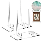 Design in acrilico trasparente: realizzato in acrilico trasparente di alta qualità, questo supporto per libri offre un look elegante e moderno che adatta perfettamente a qualsiasi ambiente fornendo allo stesso tempo un supporto robusto.