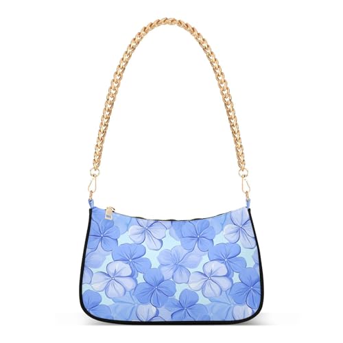 Periwinkle Floral Country Style Cartoon Style trendy chain strap shoulder