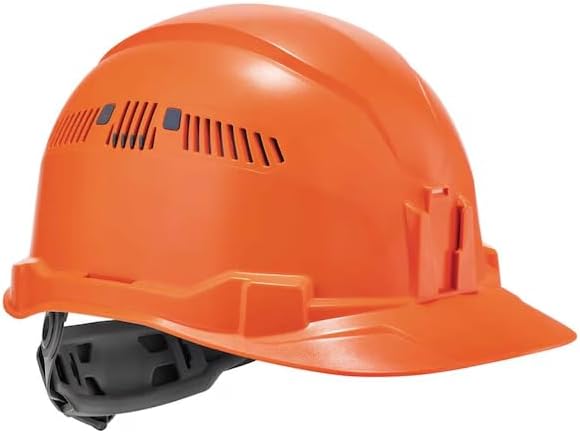 Orange Class C Hard Hat Cap Style Vented, Mfr: 8972-A