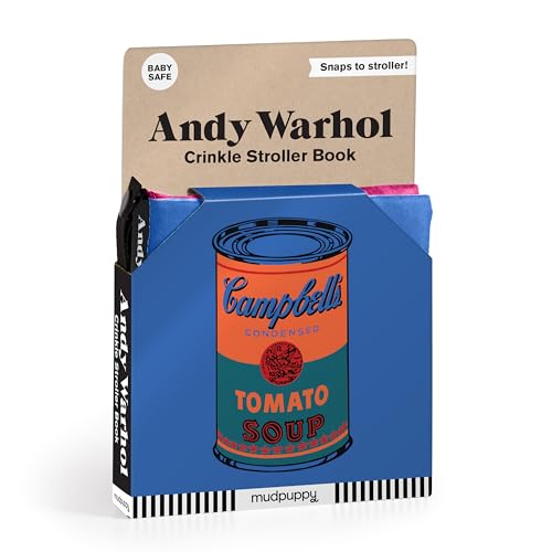 Image of Andy Warhol – Iconic Early Development Crinkle Fabric Stroller Book for Toddlers and Babies