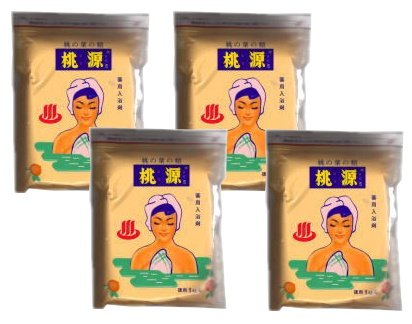 薬用入浴剤 桃源S桃の葉の精 4kg 五洲薬品 桃源S 桃の葉の精 1000g 袋入り 4個 桃源 1kg 袋入