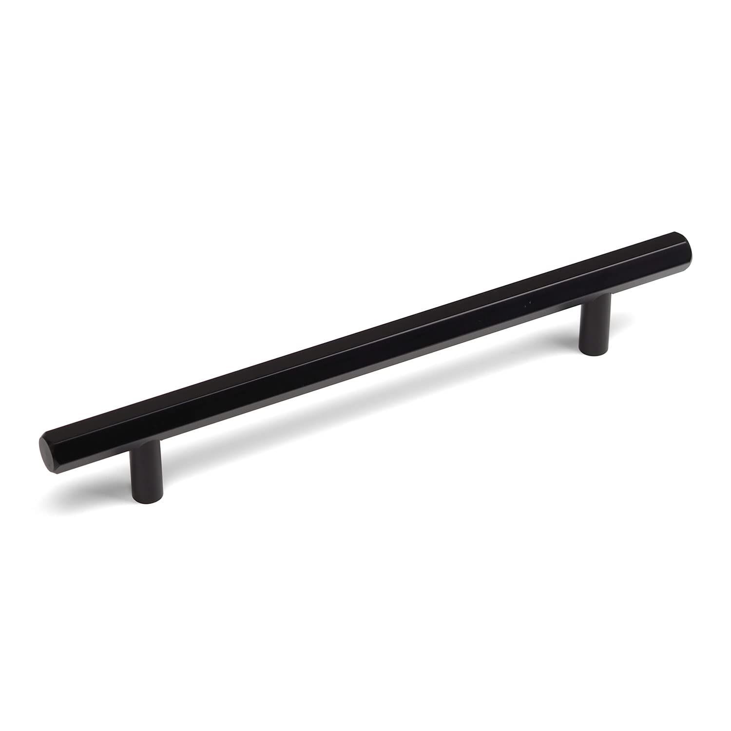 Handle & Home Matt Black 160Mm Hexagon Kitchen Cabinet Handle | Cupboard Door Drawer Pull Wardrobe Furniture Replacement