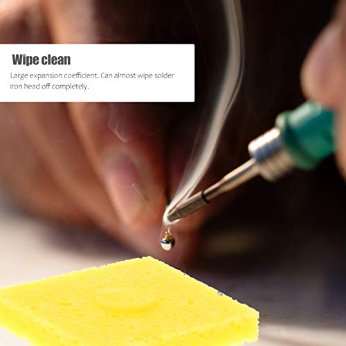 FAVOMOTO 50Pcs Solda Dica de Limpeza Esponja Esponja de Limpeza De Solda Ponta Do Ferro De Solda De