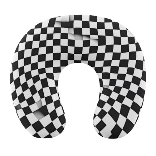 Almohada viscoelástica en U tamaño único cómoda miniatura 1