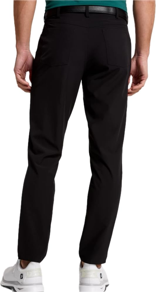 Mens P11, 5-Pocket Slim Fit Golf Pant, 34x32 - Black3