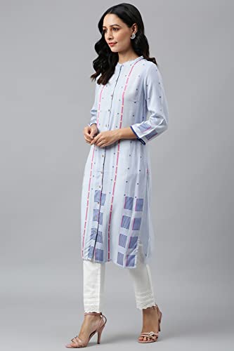 Image of W for Woman Viscose Women's A-Line Flared Kurta